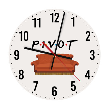 Friends Pivot, Ρολόι τοίχου ξύλινο (30cm)