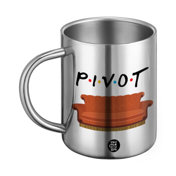 Friends Pivot, BIG Mug Stainless steel double wall (450ml)
