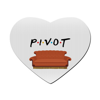 Friends Pivot, Mousepad καρδιά 23x20cm