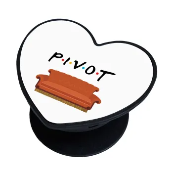 Friends Pivot, Phone Holders Stand  καρδιά Μαύρο Βάση Στήριξης Κινητού στο Χέρι