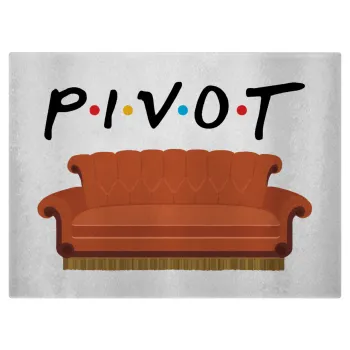 Friends Pivot, Επιφάνεια κοπής γυάλινη (38x28cm)