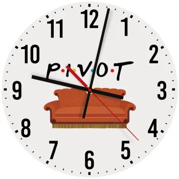 Friends Pivot, Ρολόι τοίχου ξύλινο (30cm)