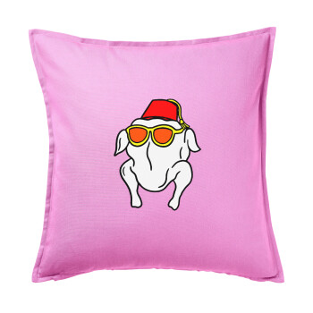Friends turkey, Sofa cushion Pink 50x50cm includes filling