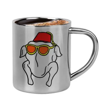 Friends turkey, Κουπάκι μεταλλικό διπλού τοιχώματος για espresso (220ml)