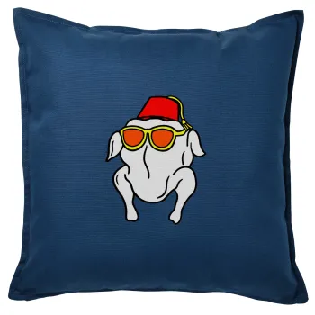 Friends turkey, Sofa cushion Blue 50x50cm includes filling