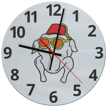 Friends turkey, Ρολόι τοίχου γυάλινο (30cm)