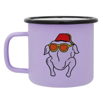 Friends turkey, Κούπα Μεταλλική εμαγιέ ΜΑΤ Light Pastel Purple 360ml