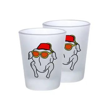 Friends turkey, Σφηνοπότηρα γυάλινα 45ml του πάγου (2 τεμάχια)