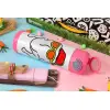 Easter candle, Childrens hot water bottle, stainless steel, with safety straw, PINK (500ml)