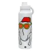 1L Stainless Steel Thermal Bottle with Phone Holder & Double Wall Insulation