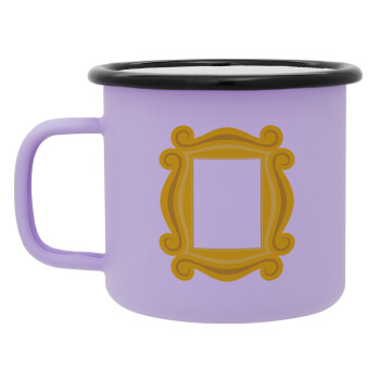 Friends frame, Κούπα Μεταλλική εμαγιέ ΜΑΤ Light Pastel Purple 360ml