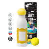 Tennis ball Metal mug thermos White, double wall, 550ml