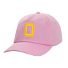 Καπέλο Baseball, 100% Βαμβακερό, Low profile, ΡΟΖ