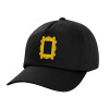 Καπέλο Baseball, 100% Βαμβακερό, Low profile, Μαύρο