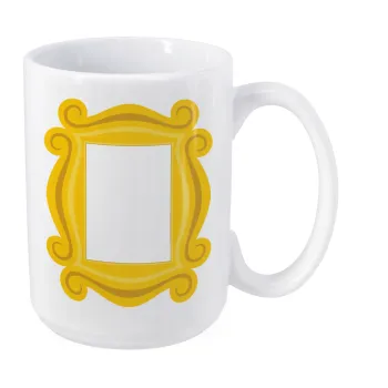 Friends frame, Κούπα Mega, κεραμική, 450ml
