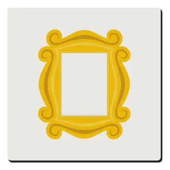 Friends frame, Τετράγωνο μαγνητάκι ξύλινο 6x6cm