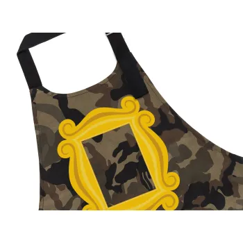 Friends frame, Ποδιά Σεφ με τσέπες, Βαμβακερή, Camouflage (ΕΝΗΛΙΚΩΝ, 100% COTTON)