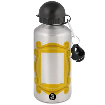 Friends frame, Metallic water jug, Silver, aluminum 500ml