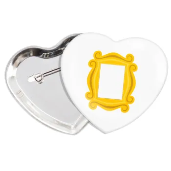 Friends frame, Κονκάρδα παραμάνα καρδιά (57x52mm)