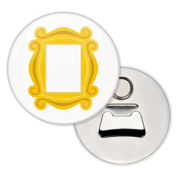 Friends frame, Μαγνητάκι και ανοιχτήρι μπύρας στρογγυλό διάστασης 5,9cm