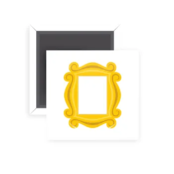 Friends frame, Μαγνητάκι ψυγείου τετράγωνο διάστασης 5x5cm