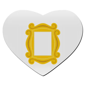 Friends frame, Mousepad heart 23x20cm