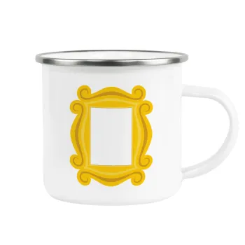 Friends frame, Κούπα Μεταλλική εμαγιέ λευκη 360ml