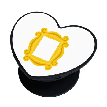 Friends frame, Phone Holders Stand  καρδιά Μαύρο Βάση Στήριξης Κινητού στο Χέρι
