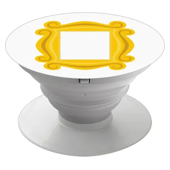 Friends frame, Phone Holders Stand  White Hand-held Mobile Phone Holder