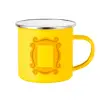 Κούπα Μεταλλική εμαγιέ Κίτρινη 360ml