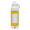 1L Stainless Steel Thermal Bottle with Phone Holder & Double Wall Insulation
