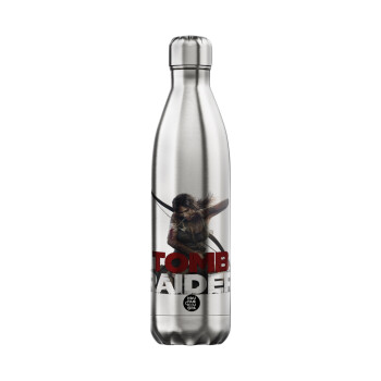 Tomb raider, Inox (Stainless steel) hot metal mug, double wall, 750ml