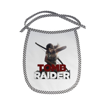 Tomb raider, Σαλιάρα μωρού αλέκιαστη με κορδόνι Μαύρη