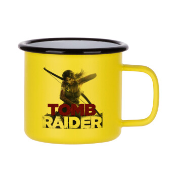 Tomb raider, Metallic enamel MATT Yellow cup 360ml