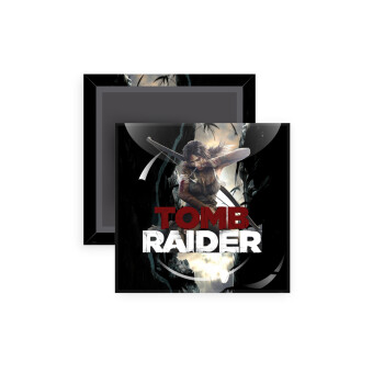 Tomb raider, Μαγνητάκι ψυγείου τετράγωνο διάστασης 5x5cm
