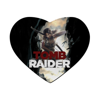 Tomb raider, Mousepad καρδιά 23x20cm