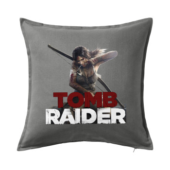 Tomb raider, Sofa cushion Grey 50x50cm includes filling