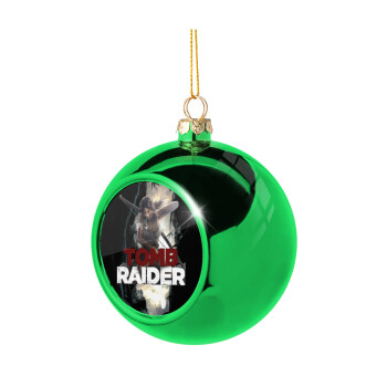 Tomb raider, Χριστουγεννιάτικη μπάλα δένδρου Πράσινη 8cm