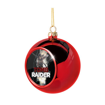 Tomb raider, Χριστουγεννιάτικη μπάλα δένδρου Κόκκινη 8cm