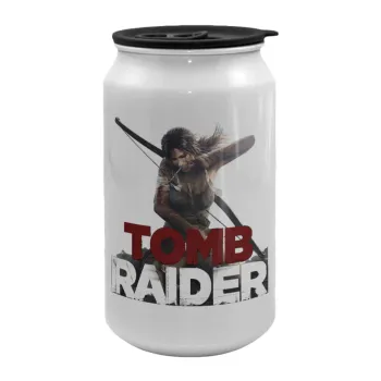 Tomb raider, Κούπα ταξιδιού μεταλλική με καπάκι (tin-can) 500ml