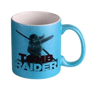 Tomb raider, Κούπα Σιέλ Glitter που γυαλίζει, κεραμική, 330ml