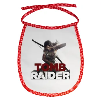 Tomb raider, Σαλιάρα μωρού αλέκιαστη με κορδόνι Κόκκινη