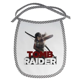 Tomb raider, Σαλιάρα μωρού αλέκιαστη με κορδόνι Μαύρη