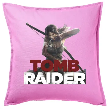 Tomb raider, Sofa cushion Pink 50x50cm includes filling