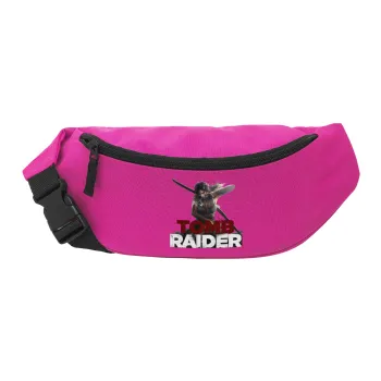 Tomb raider, Unisex waist bag (banana) in PINK color with 2 pockets