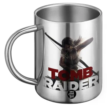 Tomb raider, Ανοξείδωτη Μεταλλική Κούπα 450ml - Διπλού Τοιχώματος