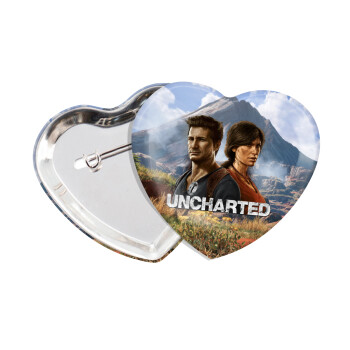 Uncharted, Κονκάρδα παραμάνα καρδιά (57x52mm)