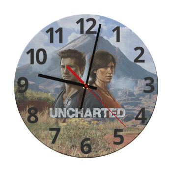 Uncharted, Ρολόι τοίχου γυάλινο (30cm)