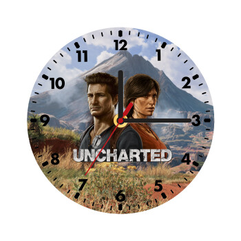 Uncharted, Ρολόι τοίχου ξύλινο (20cm)