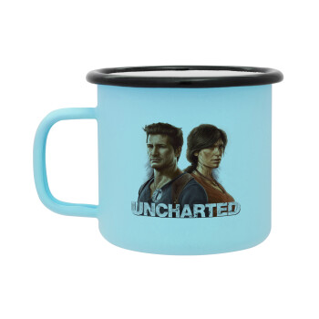 Uncharted, Κούπα Μεταλλική εμαγιέ ΜΑΤ σιέλ 360ml